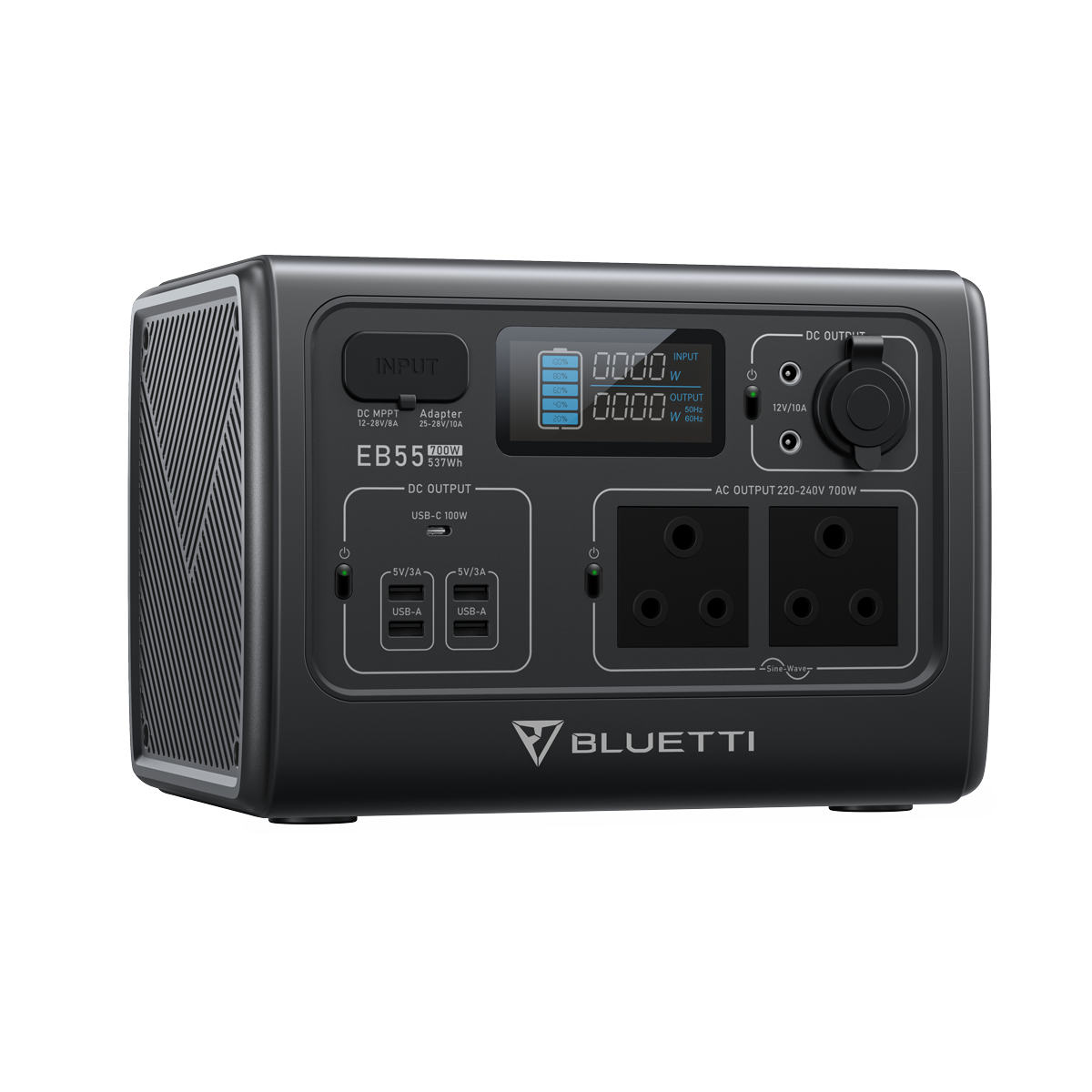 BLUETTI EB55 | Compact Portable Power Station with 700W Power and 537Wh Capacity