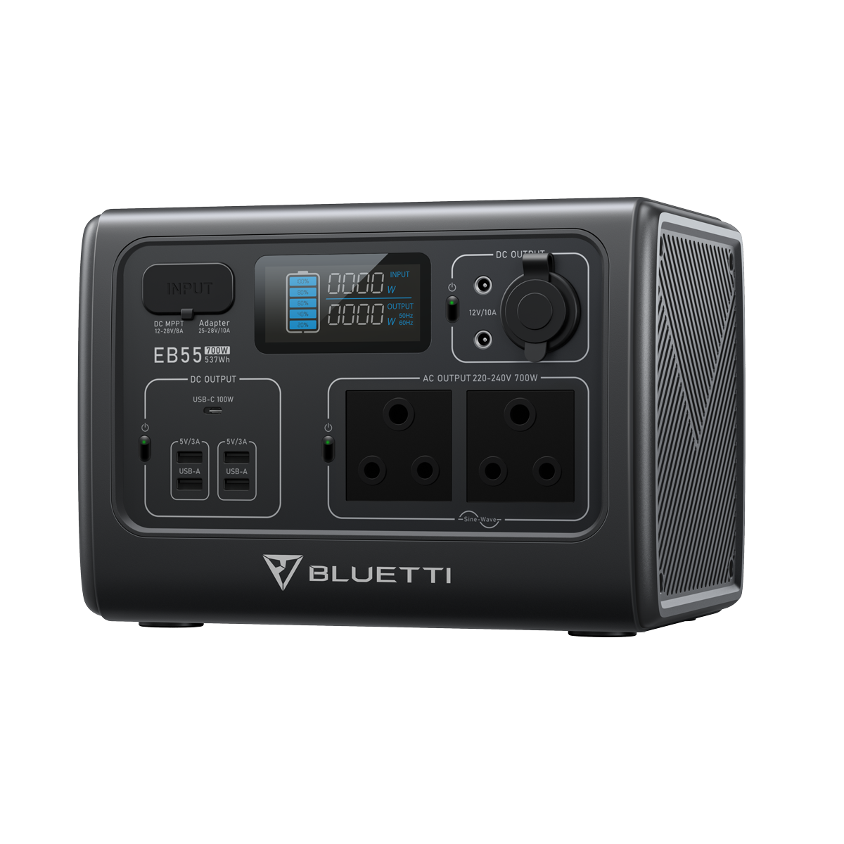 BLUETTI EB55 | Compact Portable Power Station with 700W Power and 537Wh Capacity